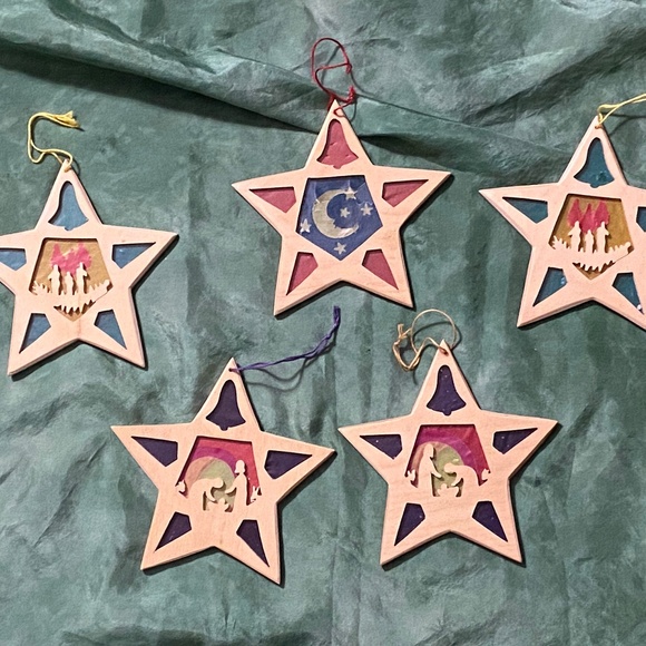 Vintage Waldorf Ornaments ~ Window Stars - Picture 7 of 8